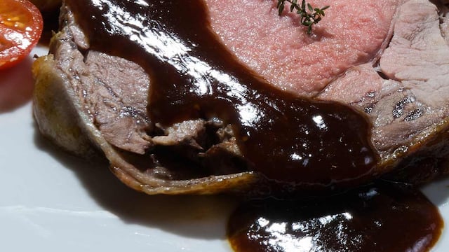Salsa de reducción de vino malbec. (Foto: Eduardo Arias Rábanos)
