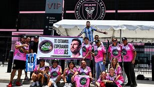 Los hinchas y admiradores de Messi en Miami