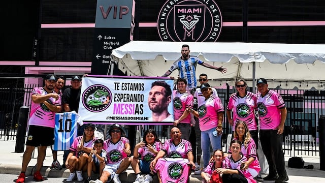 Los hinchas y admiradores de Messi en Miami