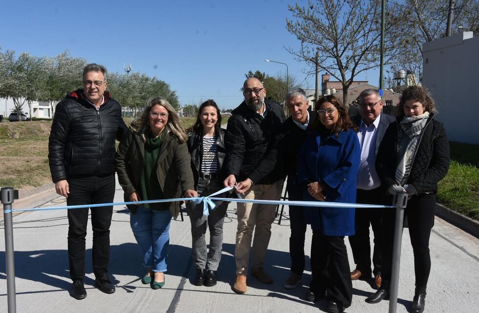 Habilitaron 12 cuadras pavimentadas en el barrio La Cañada