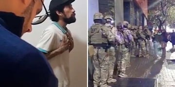 Los impactantes videos de la situación en Crónica TV: un hombre armado irrumpió en el canal