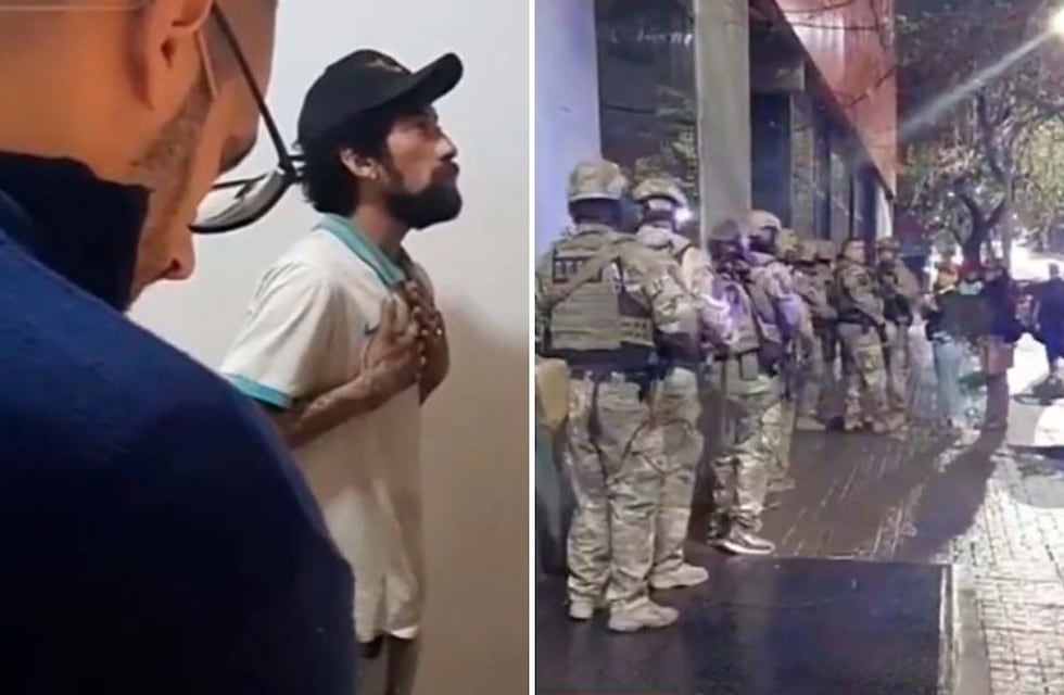 Los impactantes videos de la situación en Crónica TV: un hombre armado irrumpió en el canal