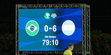 El picante posteo del jugador de Talleres que fue parte de la goleada de Argentina a Brasil.