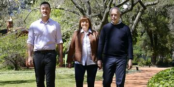 Patri, Bullrich y Rodríguez Larreta (Juntos por el Cambio).