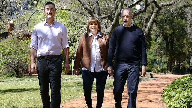 Patri, Bullrich y Rodríguez Larreta (Juntos por el Cambio).