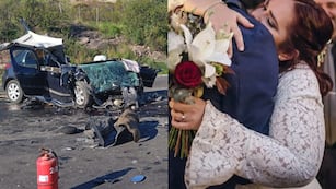 El sobreviviente despidió a su mujer, quien murió en el choque de las Altas Cumbres de Córdoba.