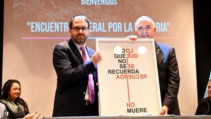 Jaldo en los 30 años del atentado a la AMIA.