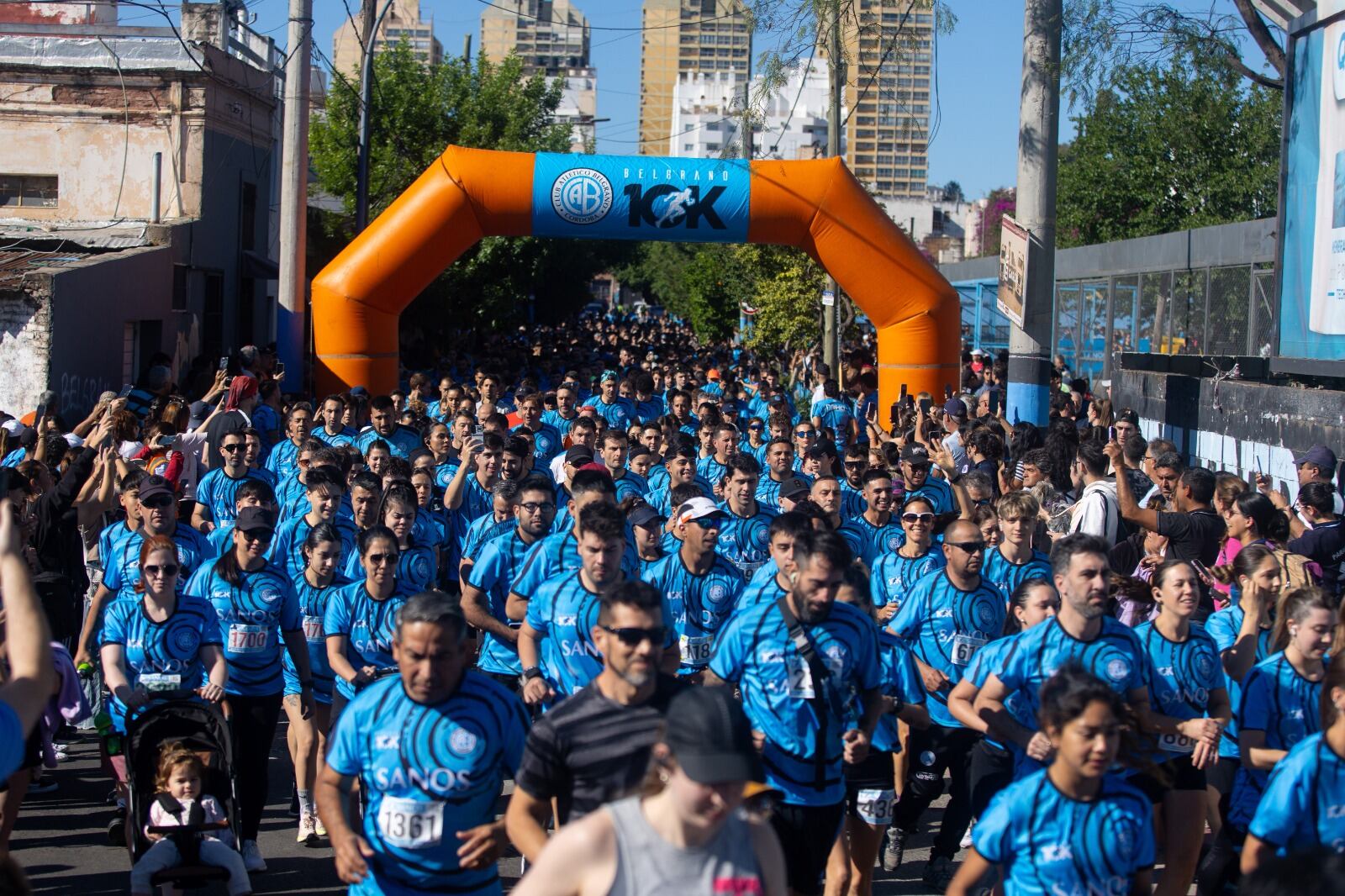 Maratón de Belgrano, todo un éxito este domingo 2 de noviembre. (Prensa Belgrano)