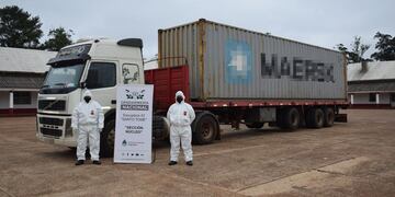 Incautaron un cargamento de precursores químicos en Santo Tomé. Gendarmería Nacional