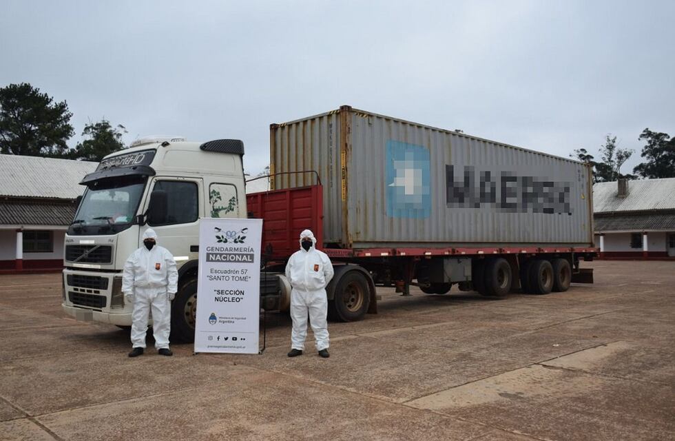 Incautaron un cargamento de precursores químicos en Santo Tomé