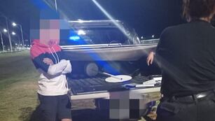 Robó cartelería y lo atraparon