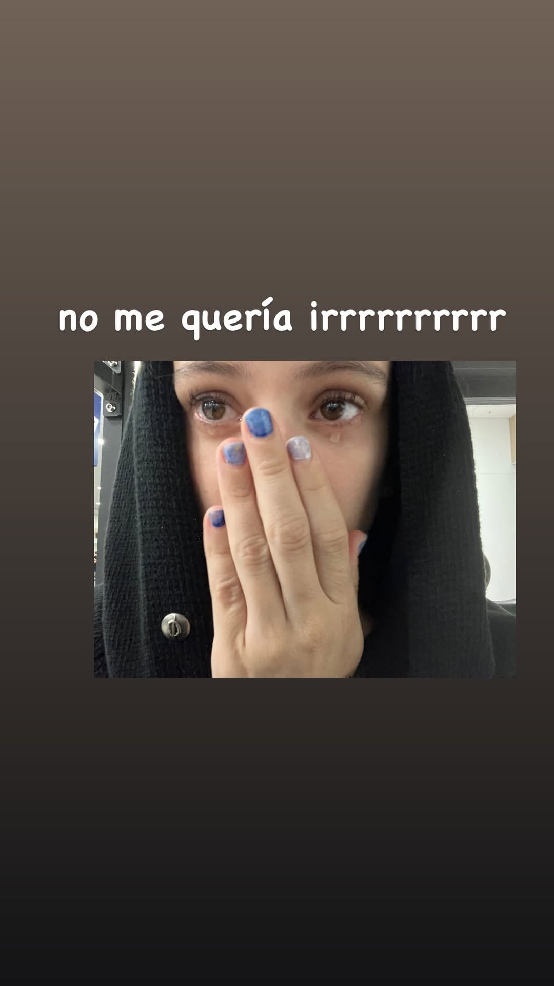 La angustia de Rosalía.