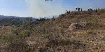 Incendio en Carlos Paz