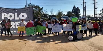 Manifestación en 9 de julio