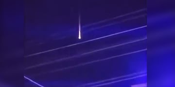 Vieron una bola de fuego en el cielo de Chubut.