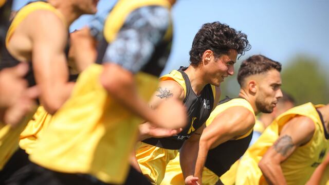 Pura potencia para Tobías Ostchega y Gonzalo Lencina en la práctica de Belgrano.