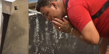Calor extremo en la ciudad de Córdoba. (José Gabriel Hernández / La Voz)