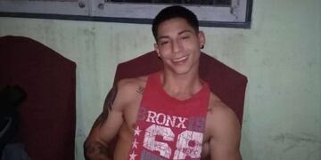 Lisandro Gordillo, de 21 años, quien pelea por su vida tras haber sido presuntamente golpeado. Sospechan de su pareja.