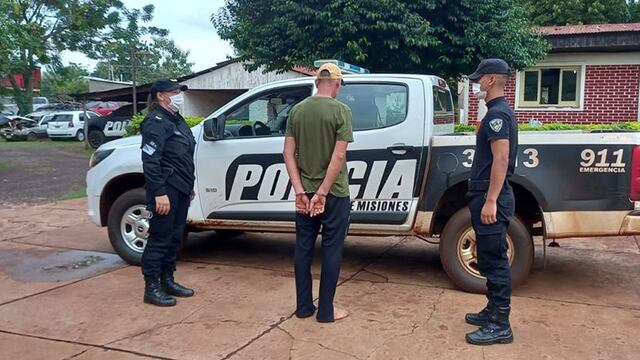 Violencia de género en Oberá: un individuo detenido.