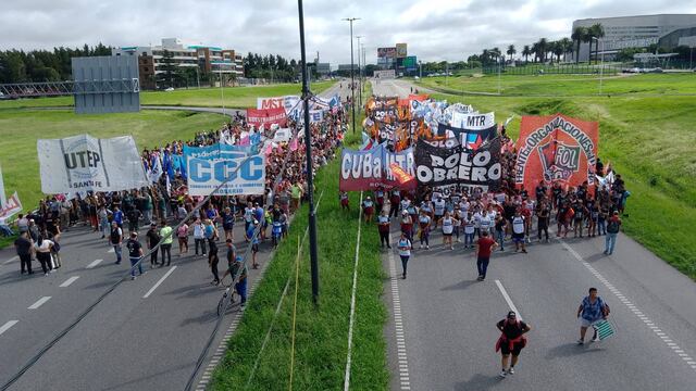 Las organizaciones sociales vuelven a reunirse cerca del casino City Center.