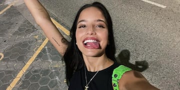 Emilia Mernes, feliz de la vida. (Instagram @emiliamernes)