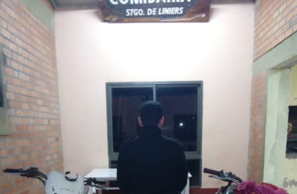 Detienen a un joven y recuperan una motocicleta en Santiago de Liniers