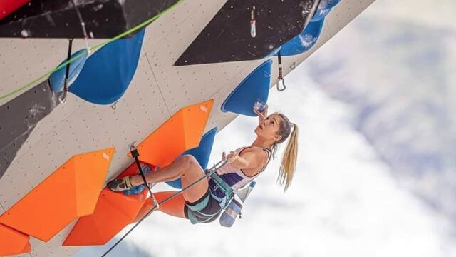 Valentina Aguado cerró su cronograma en la Copa del Mundo en Briançon, Francia.