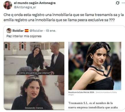 La coincidencia fue advertida en las redes sociales.