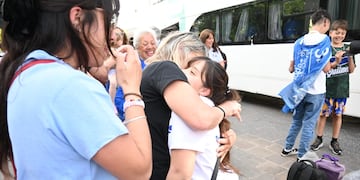 Recibimiento a la delegación de Tres Arroyos que participó en los Juegos Bonaerenses