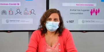 Reporte diario de la Directora Provincial de Enfermería, María Inés Basualdo