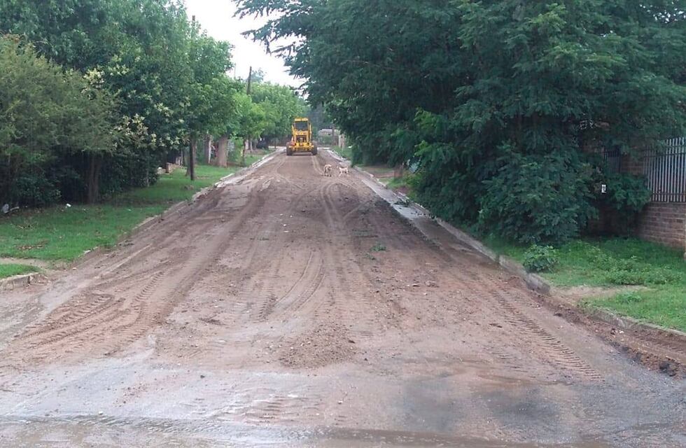 El Municipio continúa trabajando en el arreglo de calles de tierra y limpieza de espacios públicos tras las intensas lluvias