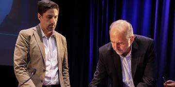 Los funcionarios firmaron una declaración conjunta antes de la pandemia. (@omarperotti)