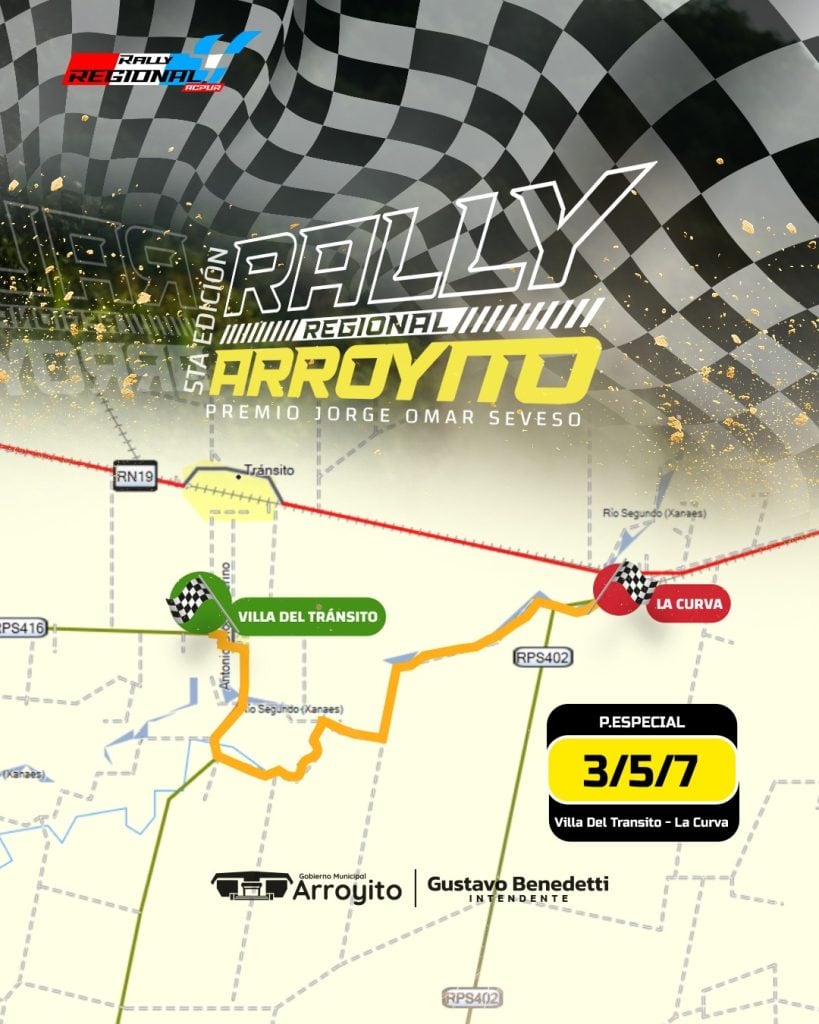 Tramos 3 5 7 Rally Arroyito 2025