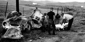 El accidente de James Dean.