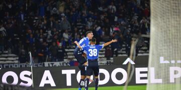 Diego Valoyes marcó el gol con el que Talleres se puso en ventaja ante Banfield en la Liga Profesional. (Javier Ferreyra)