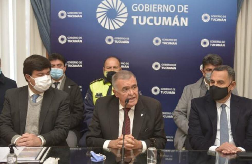 El gobernador Jaldo se refirió al expediente de compras para el Ministerio de Obras y Servicios Públicos