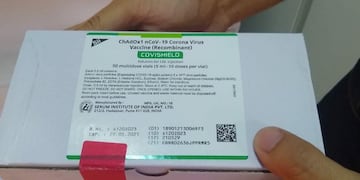 Llegaron las primeras dosis de la vacuna Covishield a Azul