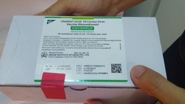 Llegaron las primeras dosis de la vacuna Covishield a Salta (imagen ilustrativa)