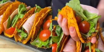 Creps saludables con 3 ingredientes para salvar cualquier almuerzo o cena sin harinas