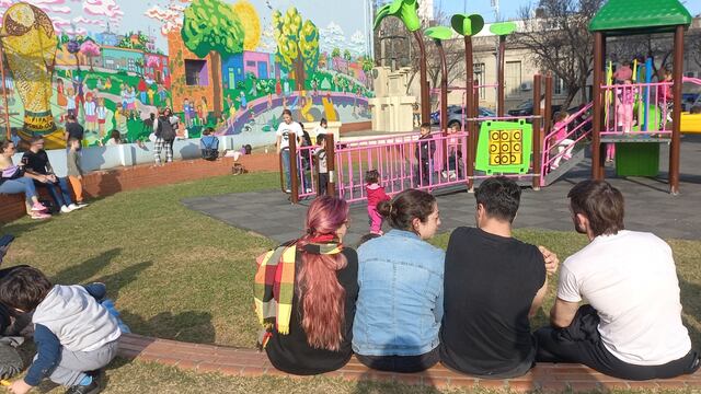 Inauguraron las obras de remodelación del Parque "Islas Malvinas"