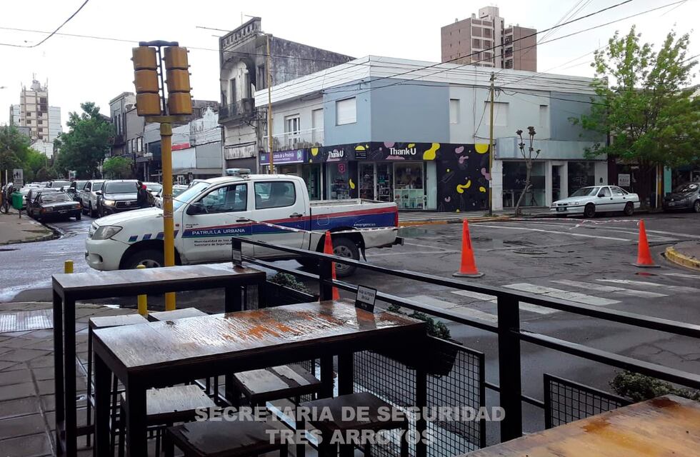 Trabajos durante el fin de semana de la Dirección de Tránsito de Tres Arroyos