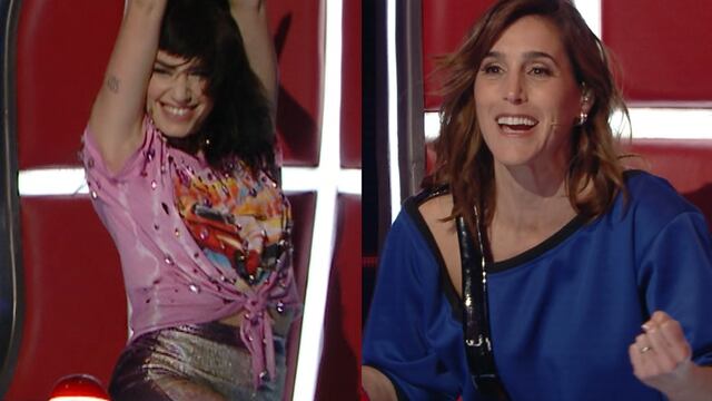 Lali y Soledad Pastorutti vivieron un divertido momento en La Voz Argentina.