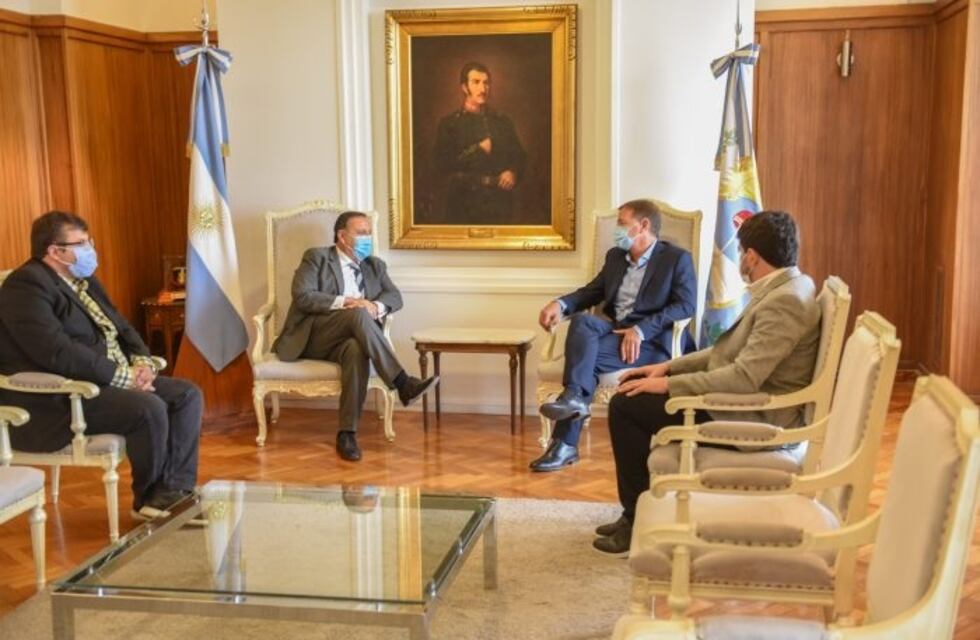 Suarez recibió al gobernador de La Rioja