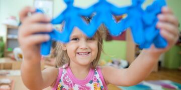 Children playing in their kindergarten in Kragujevac, Serbia.