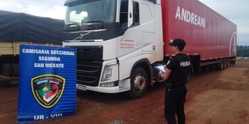 Otra carga de granos de contrabando fue decomisada en San Vicente.