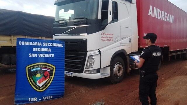 Otra carga de granos de contrabando fue decomisada en San Vicente.