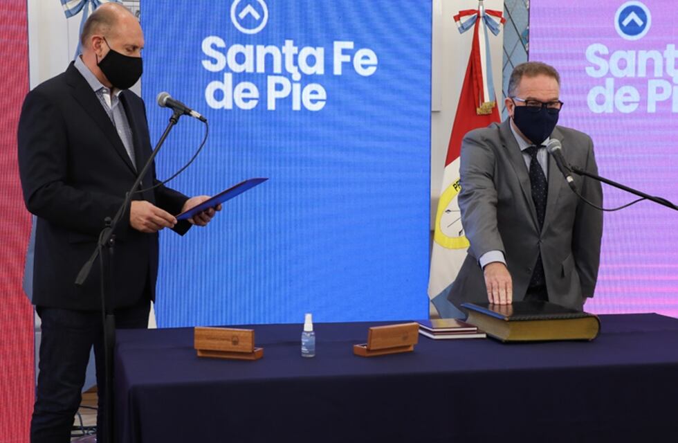 Lagna asumió como ministro de Seguridad: “Yo soy del equipo de Sain”