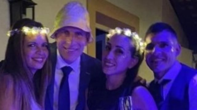 Martín Palermo festejó en un casamiento con los hinchas de Boca y con Pochi Chávez, excompañero en el "Xeneize".