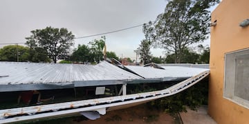 Polideportivo en barrio Los Álamos.