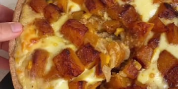 Cómo hacer tarta de calabaza y choclo.